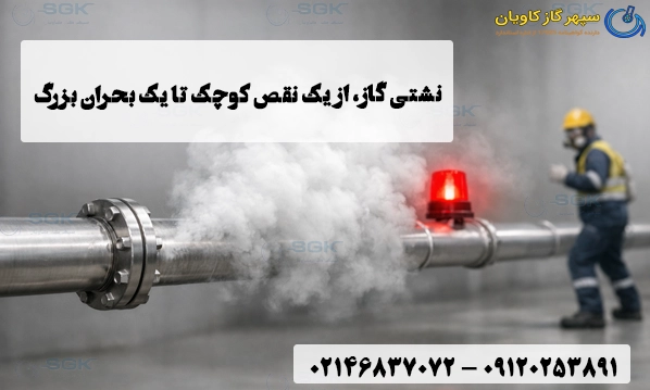 نشتی گاز، از یک نقص کوچک تا یک بحران بزرگ